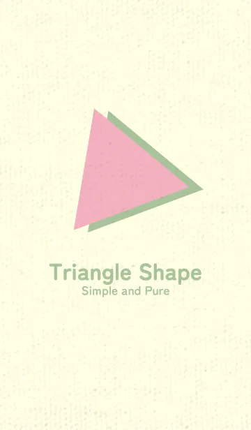 [LINE着せ替え] 三角型の着せかえ 鴇色の画像1