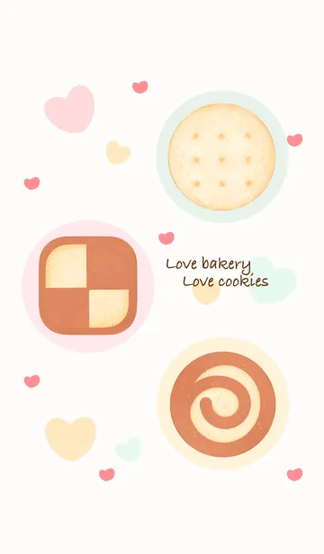 [LINE着せ替え] Cute bakery Cute cookies 8の画像1