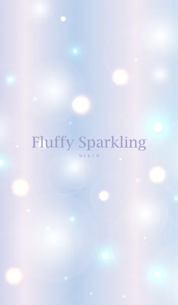 [LINE着せ替え] Fluffy Sparkling PURPLE.MEKYM 29の画像1