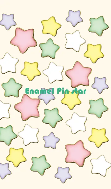 Enamel Pin Candy Star 46の着せ替えメイン画像
