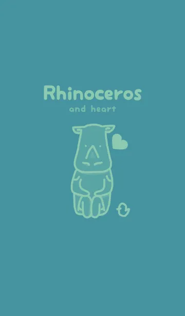 [LINE着せ替え] サイとハート ペールサックスブルーの画像1