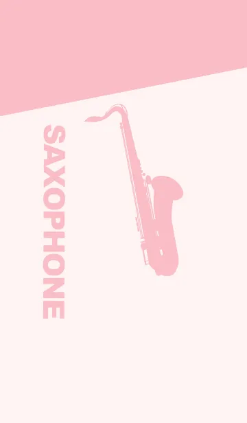 [LINE着せ替え] Saxophone CLR 桜色の画像1