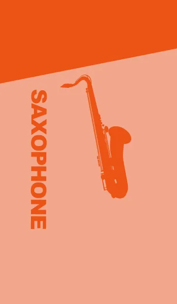 [LINE着せ替え] Saxophone CLR サーモンピンクの画像1