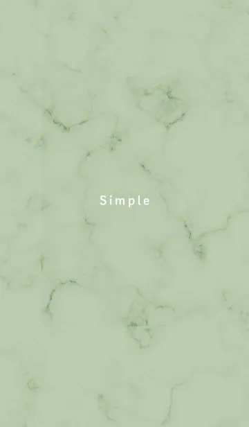 [LINE着せ替え] Simple Marble_green07_1の画像1