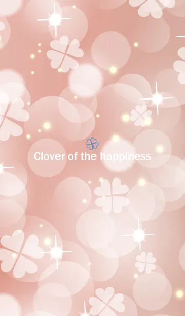 [LINE着せ替え] Clover of the happiness -PINK- 87の画像1