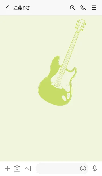 [LINE着せ替え] ELECTRIC GUITAR CLR 白百合の画像2