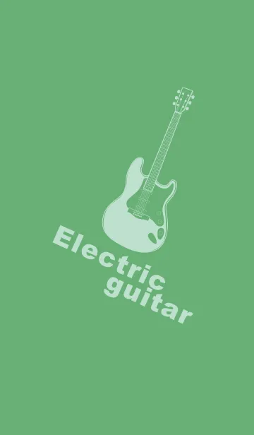 [LINE着せ替え] ELECTRIC GUITAR CLR 薄緑色の画像1