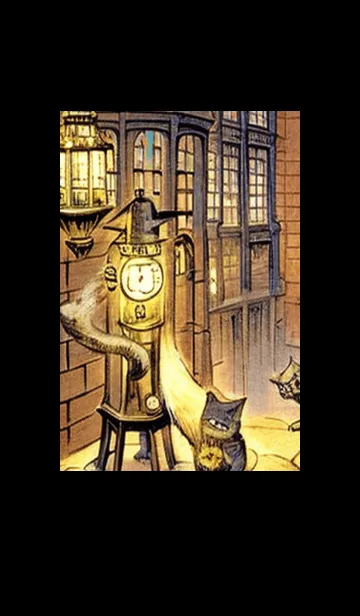 [LINE着せ替え] 猫紳士街#FI01。の画像1