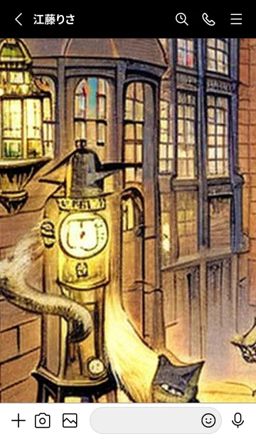 [LINE着せ替え] 猫紳士街#FI01。の画像2