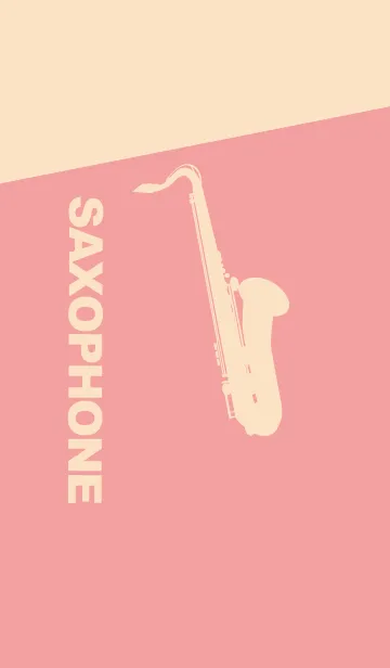 [LINE着せ替え] Saxophone CLR 紅梅色の画像1