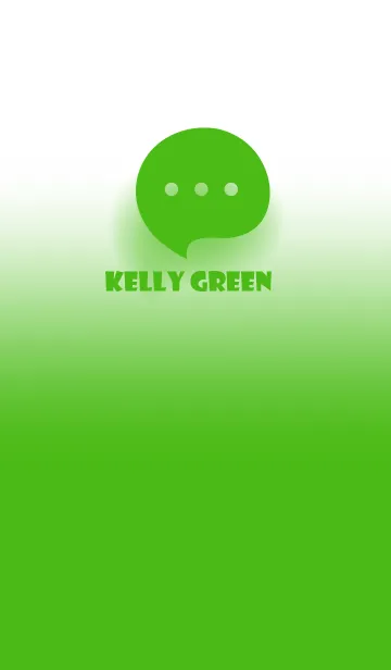 [LINE着せ替え] Kelly Green & White Theme V.4 (JP)の画像1