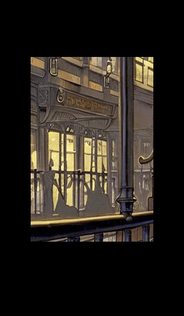 [LINE着せ替え] 猫紳士街#FI026。の画像1