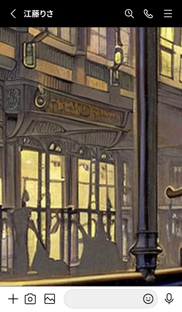 [LINE着せ替え] 猫紳士街#FI026。の画像2