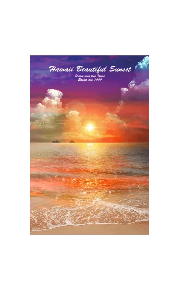 [LINE着せ替え] Hawaii beautiful sunset3の画像1