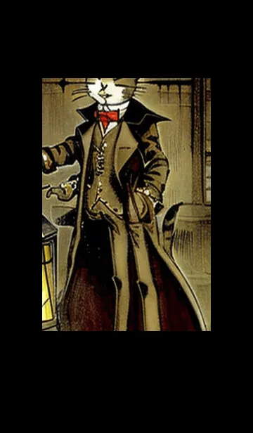 [LINE着せ替え] 猫紳士街#FI018。の画像1