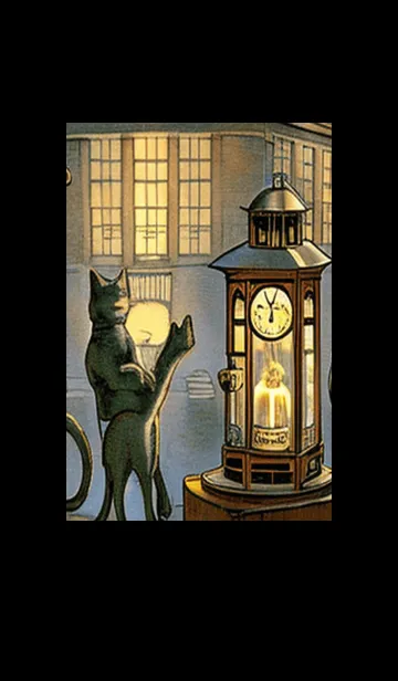 [LINE着せ替え] 猫紳士街#FI017。の画像1