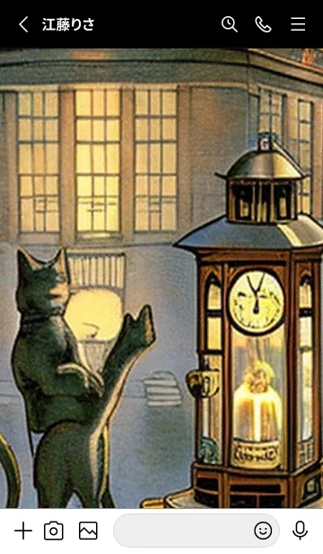[LINE着せ替え] 猫紳士街#FI017。の画像2