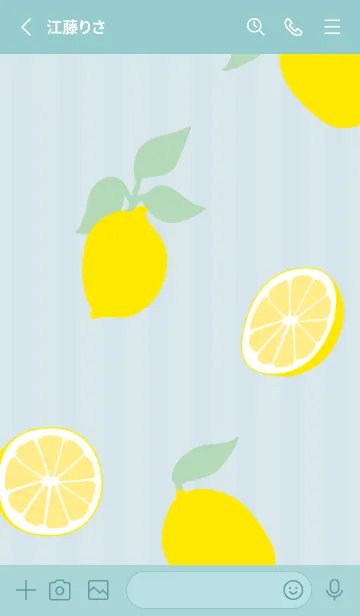 [LINE着せ替え] レモン ランダム21の画像2