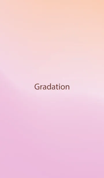 [LINE着せ替え] gradation ORANGE&PINK 98の画像1