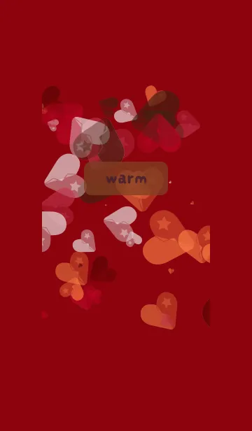 [LINE着せ替え] 暖かい | たくさんの心の画像1