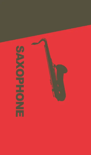 [LINE着せ替え] Saxophone CLR シグナルレッドの画像1