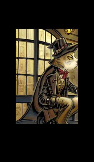 [LINE着せ替え] 猫紳士街#FK04。の画像1