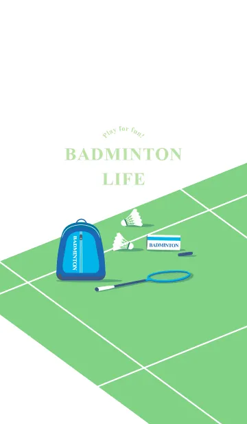 [LINE着せ替え] バドミントン日常 ！！の画像1