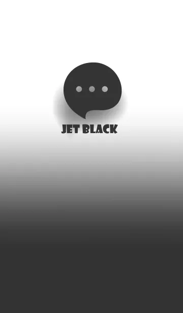[LINE着せ替え] Jet Black & White Theme V.4 (JP)の画像1
