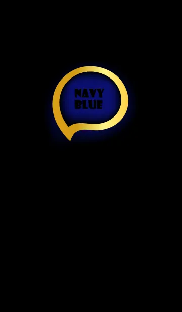 [LINE着せ替え] Navy Blue Gold Black Theme (JP)の画像1