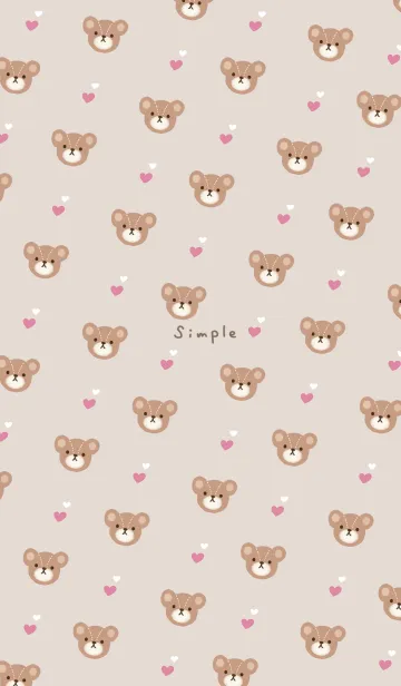 [LINE着せ替え] かわいいテディベアがいっぱい♪4の画像1