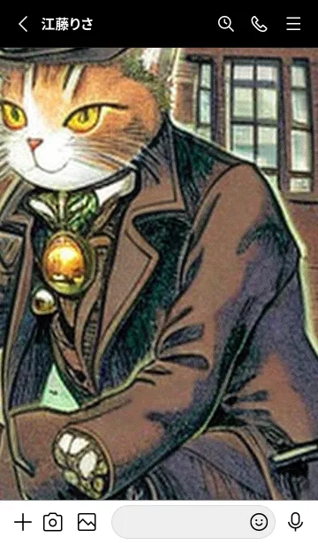 [LINE着せ替え] 猫紳士街#FI028。の画像2