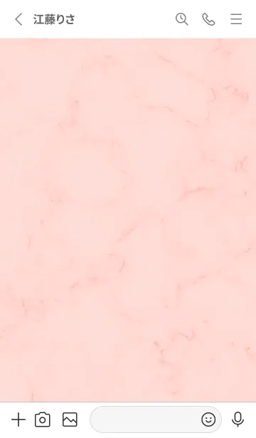 [LINE着せ替え] Simple Marble_babypink10_1の画像2