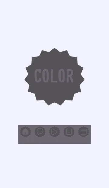 [LINE着せ替え] purple color M29の画像1