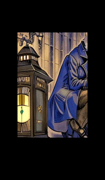 [LINE着せ替え] 猫紳士街#FK016。の画像1