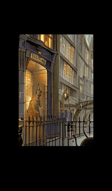 [LINE着せ替え] 猫紳士街#FL09。の画像1