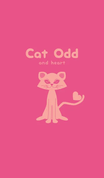 [LINE着せ替え] 猫のオッドとハート オペラの画像1