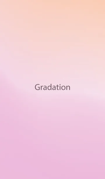 [LINE着せ替え] gradation ORANGE&PINK 99の画像1