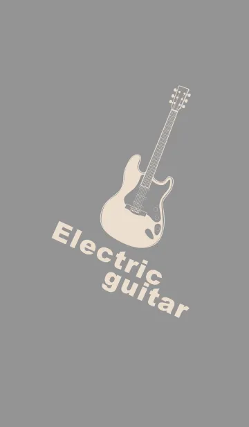 [LINE着せ替え] ELECTRIC GUITAR CLR 鼠色の画像1
