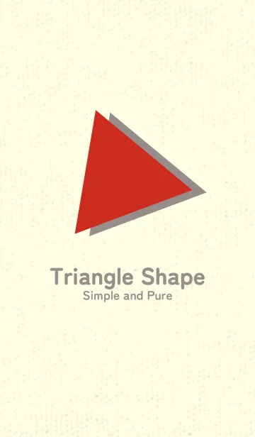 [LINE着せ替え] 三角型の着せかえ ルージュの画像1