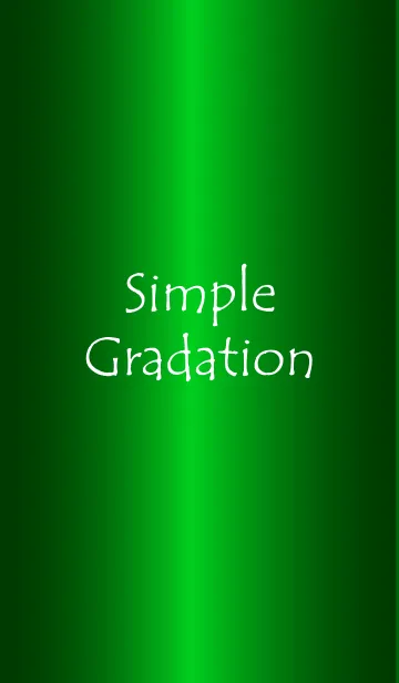 [LINE着せ替え] Simple Gradation -GlossyGreen 17-の画像1