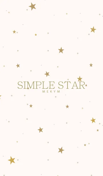 SIMPLE STAR NATURAL YELLOW.MEKYM 21の着せ替えメイン画像