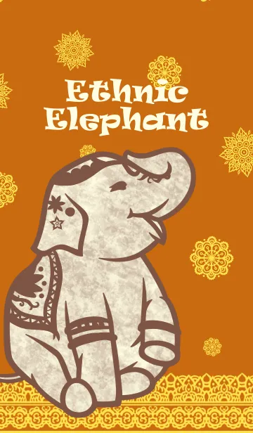 [LINE着せ替え] Ethnic Elephant/BN05の画像1