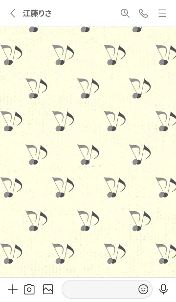 [LINE着せ替え] Clef dot 鼠色の画像2