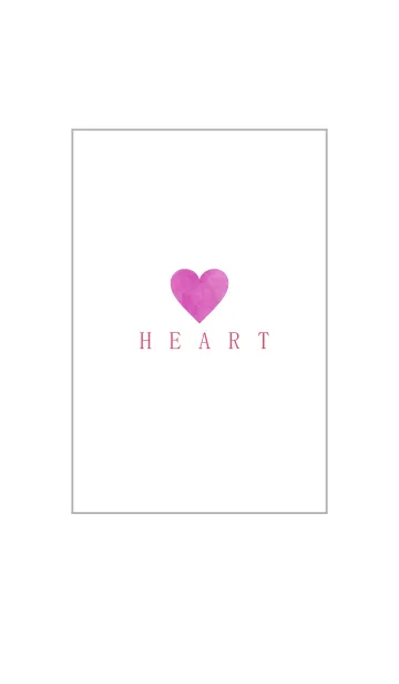 [LINE着せ替え] watercolor purple pink-HEART 44の画像1