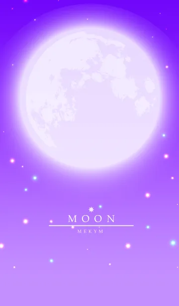 [LINE着せ替え] MOON-PURPLE.MEKYM 10の画像1
