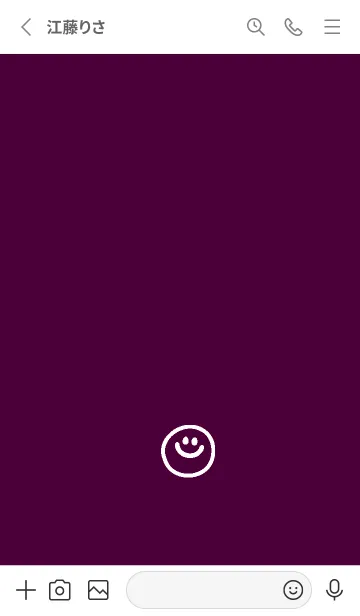 [LINE着せ替え] ミニスマイル* 099の画像2