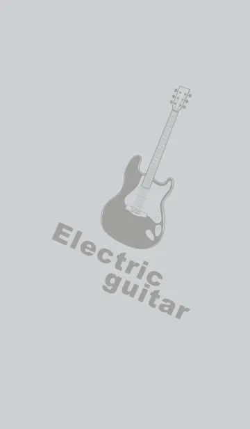 [LINE着せ替え] ELECTRIC GUITAR CLR スカイグレイの画像1