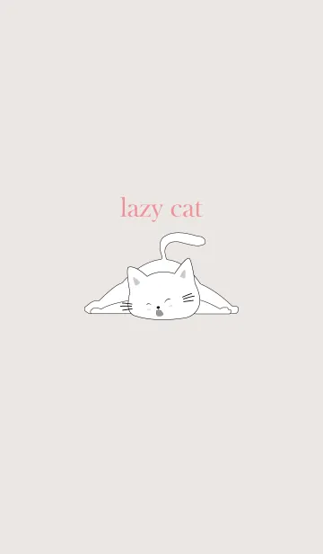 [LINE着せ替え] lazy cat..33の画像1
