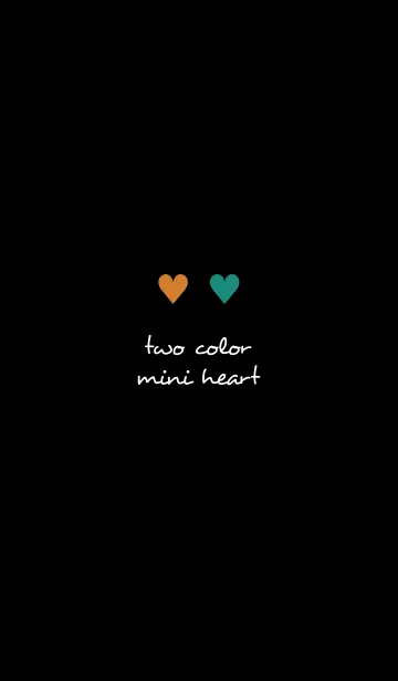 [LINE着せ替え] two color mini heart 275の画像1