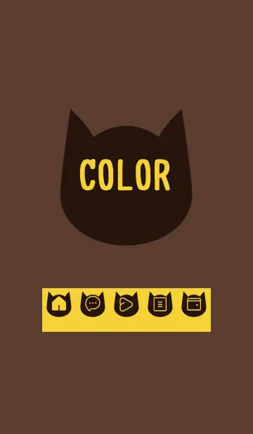 [LINE着せ替え] brown color N26の画像1